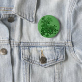 St. Patrick's Day Shamrock Ronde Button 5,7 Cm (In situ)