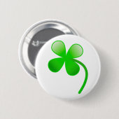 St. Patrick's Day Shamrock Ronde Button 5,7 Cm (Voorkant /achterkant)