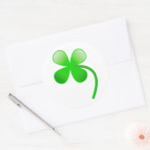 St. Patrick's Day Shamrock Ronde Sticker (Envelop)