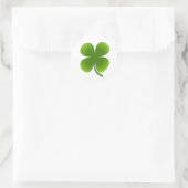 St. Patrick's Day - Shamrock Ronde Sticker (Tas)