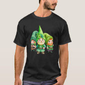 St Patricks Day Shamrock Shirt Three Gnomes St Pat (Voorkant)