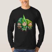 St Patricks Day Shamrock Shirt Three Gnomes St Pat (Voorkant)