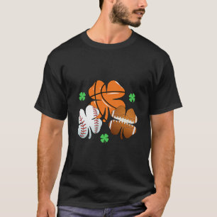 St Patricks Day Shamrock Sketll Verkoop Ierse Jong T-shirt