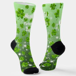 St. Patrick's Day Shamrock Sokken