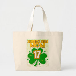 St. Patrick's Day Shamrock Squad Mama Grote Tote Bag