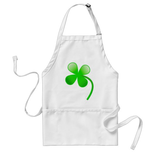 St. Patrick's Day Shamrock Standaard Schort (Voorkant)