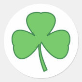 St. Patrick's Day Shamrock Stickers (Voorkant)
