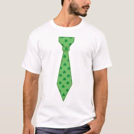 St. Patrick's Day Shamrock Stropdas T-shirt