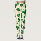St. Patrick's Day Shamrock Swagger Leggings (Voorkant)