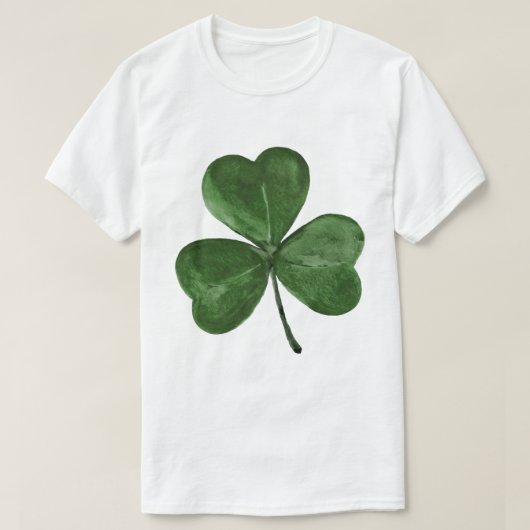 St. Patrick's Day Shamrock T-shirt (Design voorkant)