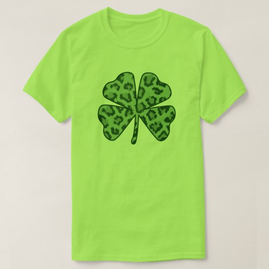 St. Patrick's Day Shamrock T-shirt (Design voorkant)