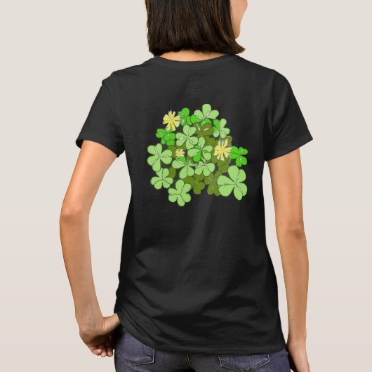 St Patricks Day Shamrock T-shirt (Achterkant)