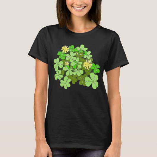 St Patricks Day Shamrock T-shirt (Voorkant)