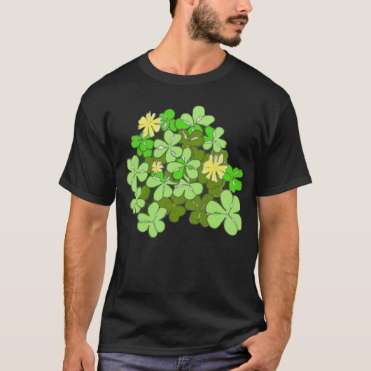 St Patricks Day Shamrock T-shirt (Voorkant)