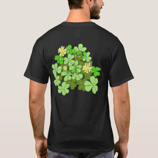 St Patricks Day Shamrock T-shirt (Achterkant)