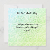 St Patrick's Day Shamrocks (Achterkant)