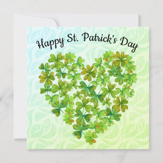 St Patrick's Day Shamrocks (Voorkant)