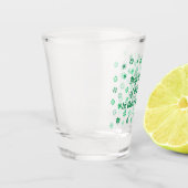 St Patrick's Day - Shamrocks 4-bladige klavers Shot Glas (Links)