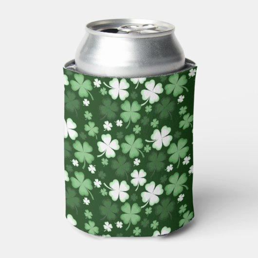 St. Patrick's Day Shamrocks Blikjeskoeler (Blikje Voorkant)