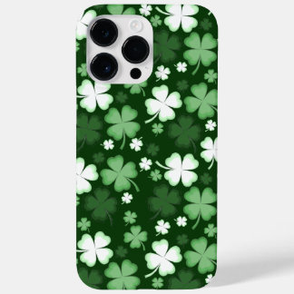 St. Patrick's Day Shamrocks Case-Mate iPhone 14 Pro Max Hoesje