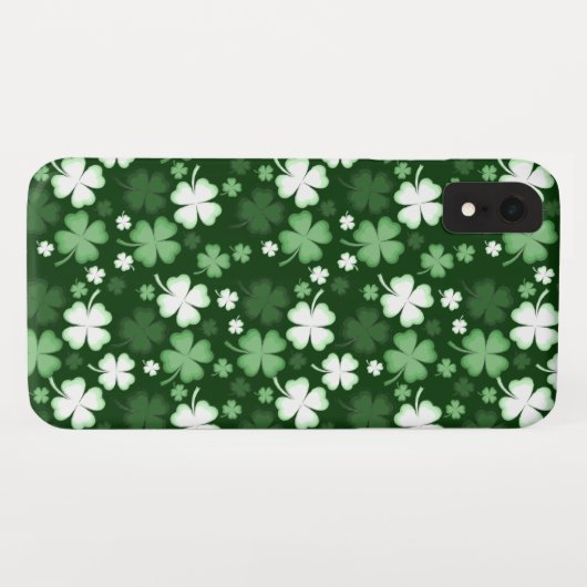 St. Patrick's Day Shamrocks Case-Mate iPhone Case (Achterkant (horizontaal))