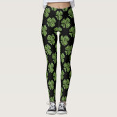 St. Patrick's Day | Shamrocks Celtic Knots Pattern Leggings (Voorkant)