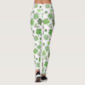 St Patrick's Day Shamrocks & Clover Leggings (Achterkant)