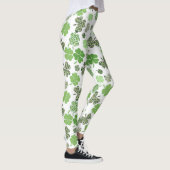 St Patrick's Day Shamrocks & Clover Leggings (Rechts)