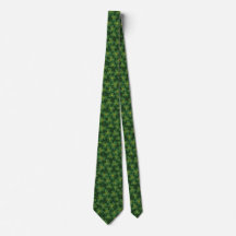 St. Patrick's Day Shamrocks Design Stropdas