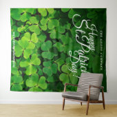 St. Patrick's Day Shamrocks | Foto-achtergrond Wandkleed (In Situ (horizontaal))