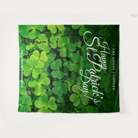 St. Patrick's Day Shamrocks | Foto-achtergrond Wandkleed (Voorkant (horizontaal))