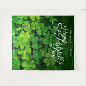 St. Patrick's Day Shamrocks | Fotobackdrop Wandkleed (Voorkant (horizontaal))