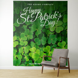St. Patrick's Day Shamrocks | Fotobackdrop Wandkleed