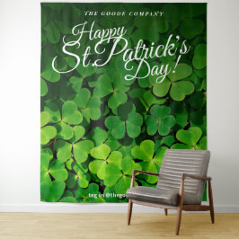 St. Patrick's Day Shamrocks | Fotobackdrop Wandkleed