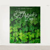 St. Patrick's Day Shamrocks | Fotobackdrop Wandkleed (Voorkant)