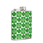 St. Patrick's Day Shamrocks Heupfles (Rechts)