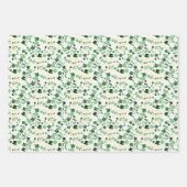 St. Patrick's Day Shamrocks Inpakpapier Vel (Voorkant 3)