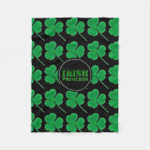 St. Patrick's Day Shamrocks | Irish Princess Hers Fleece Deken (Voorkant)