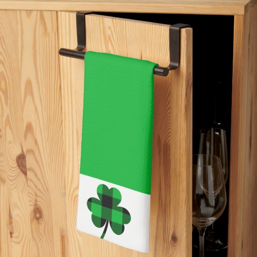 St. Patrick's Day Shamrocks keukenhanddoeken (Derde Gevouwen)