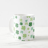 St. Patrick's Day Shamrocks Koffiemok (Voorkant links)