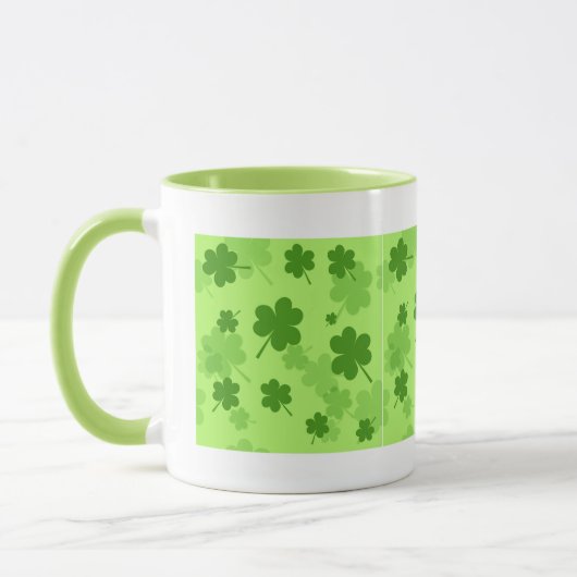 St. Patrick's Day Shamrocks Mok (Links)