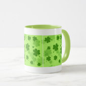 St. Patrick's Day Shamrocks Mok (Voorkant rechts)