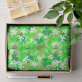 St Patrick's Day Shamrocks Pattern Tissuepapier (Geschenk)