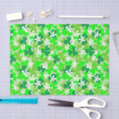 St Patrick's Day Shamrocks Pattern Tissuepapier (Craft)