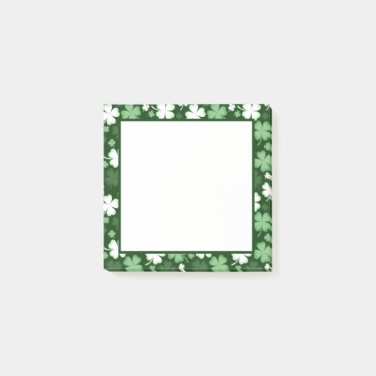 St. Patrick's Day Shamrocks Post-it® Notes (Voorkant)