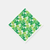 St. Patrick's Day Shamrocks Print Servetten (Hoek)