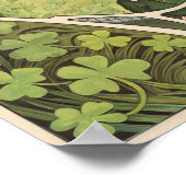 St. Patrick's Day Shamrocks Scene Poster (Hoek)