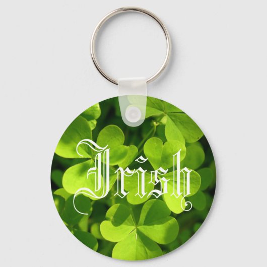 St. Patrick's Day Shamrocks Sleutelhanger (Voorkant)