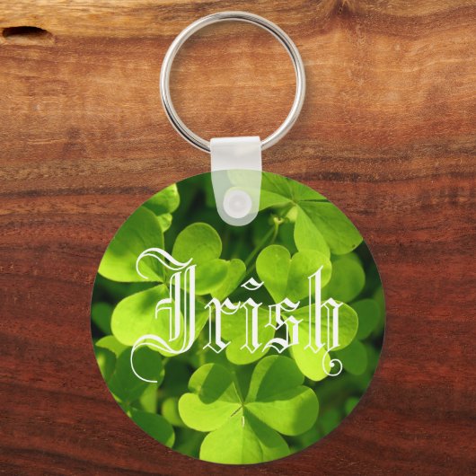 St. Patrick's Day Shamrocks Sleutelhanger (Voorkant)