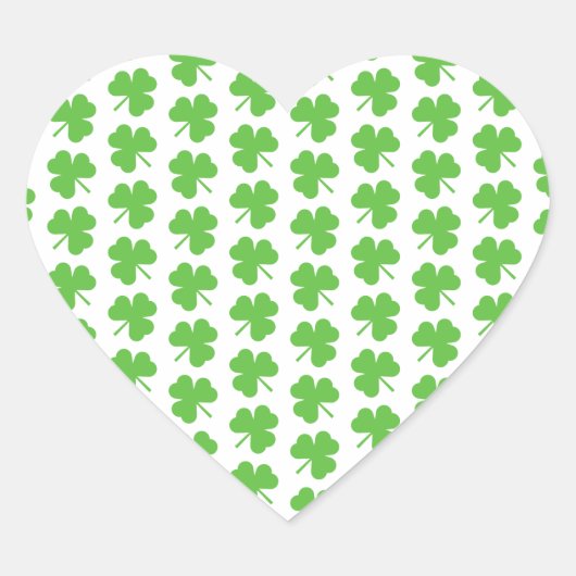 St. Patrick's Day Shamrocks Sticker (Voorkant)